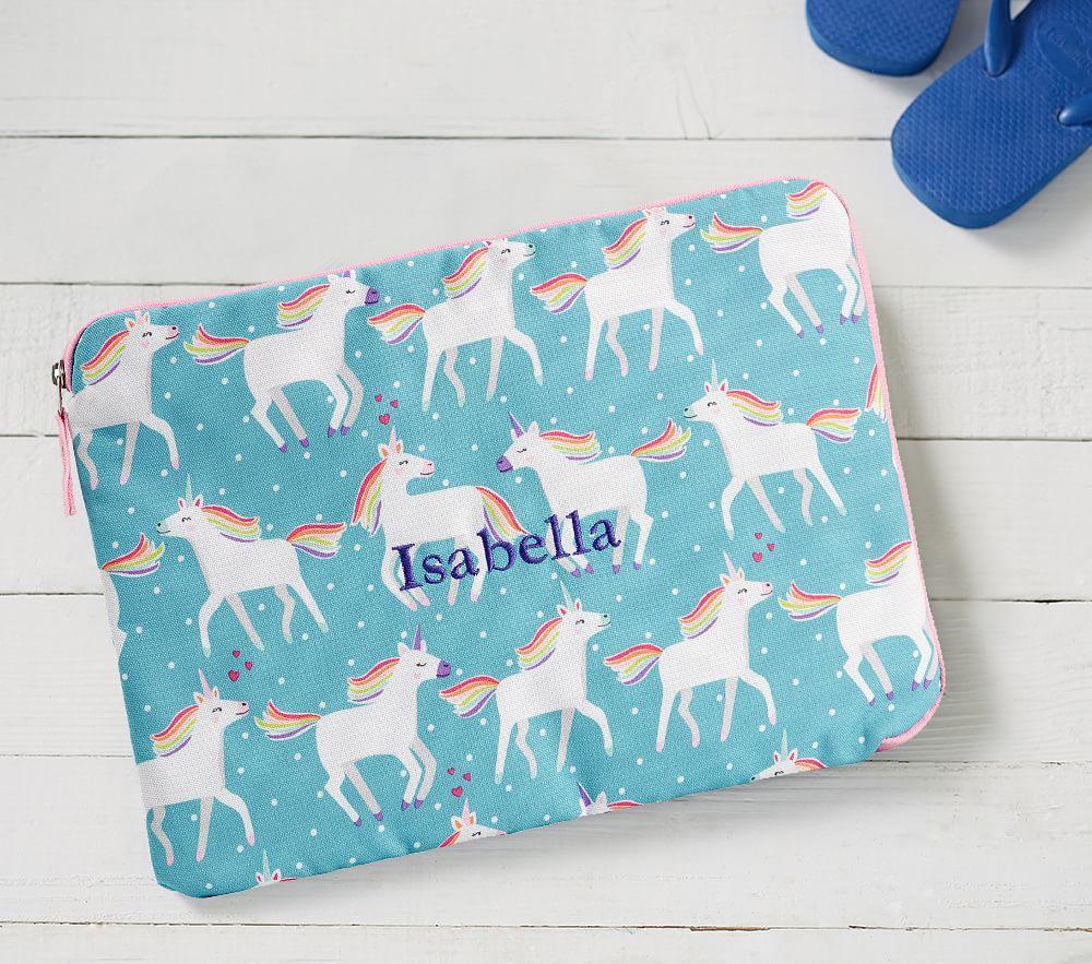 Mackenzie Aqua Unicorn Parade Wet/Dry Bag